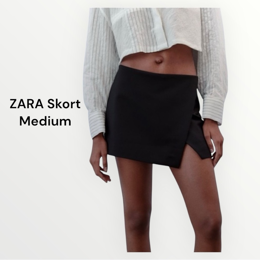 ZARA Elegant Black Skort